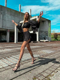 Completo due pezzi Nero