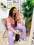 Maglioncino con Cuori Rosa e lilla
