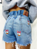Short Levi’s Vintage con stampa paperina bagno medio chiaro