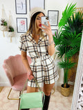 Tutina Check Beige