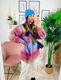 Giacca con bottoni Multicolor