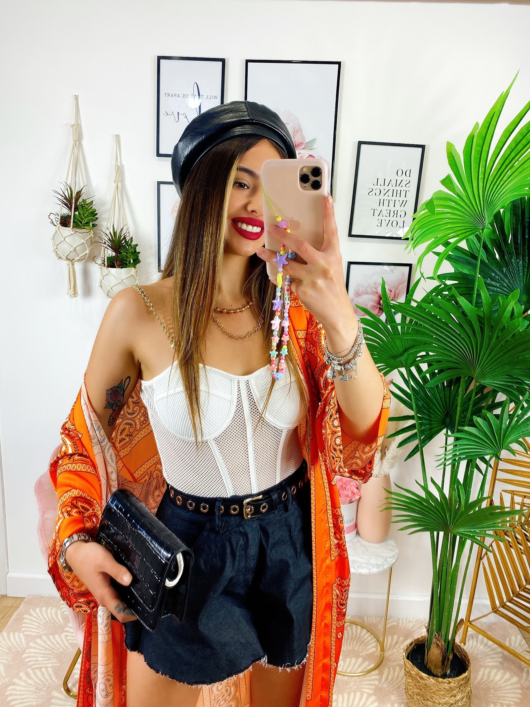 Kimono etnico Orange