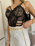 Body in pizzo nero