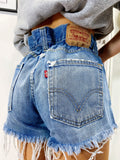 Short Levi’s Vintage bagno medio con strappi