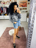 Levi’s Short Vintage con borchie Basic e tasca girata bagno medio