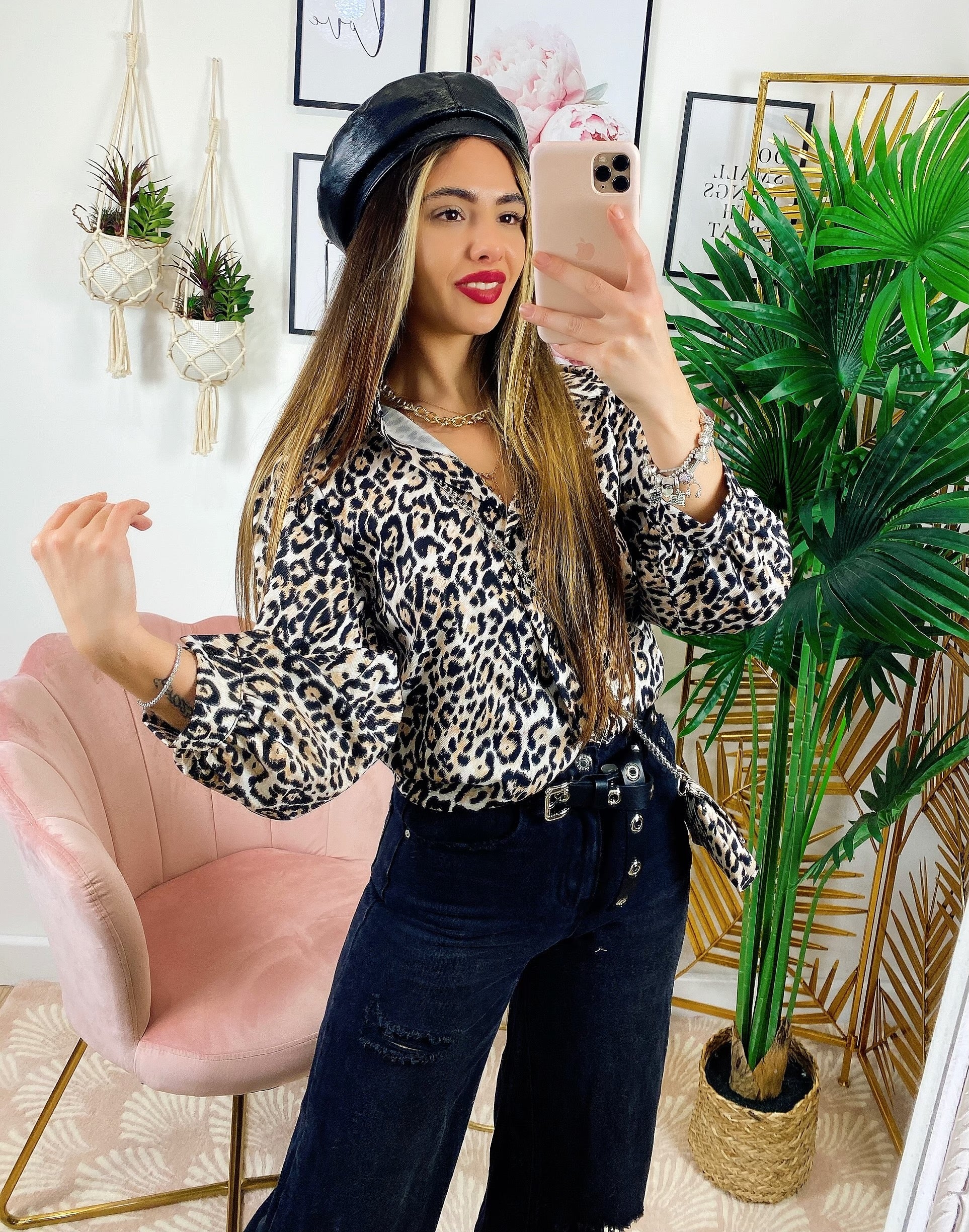 Camicia Maculata con borsetta