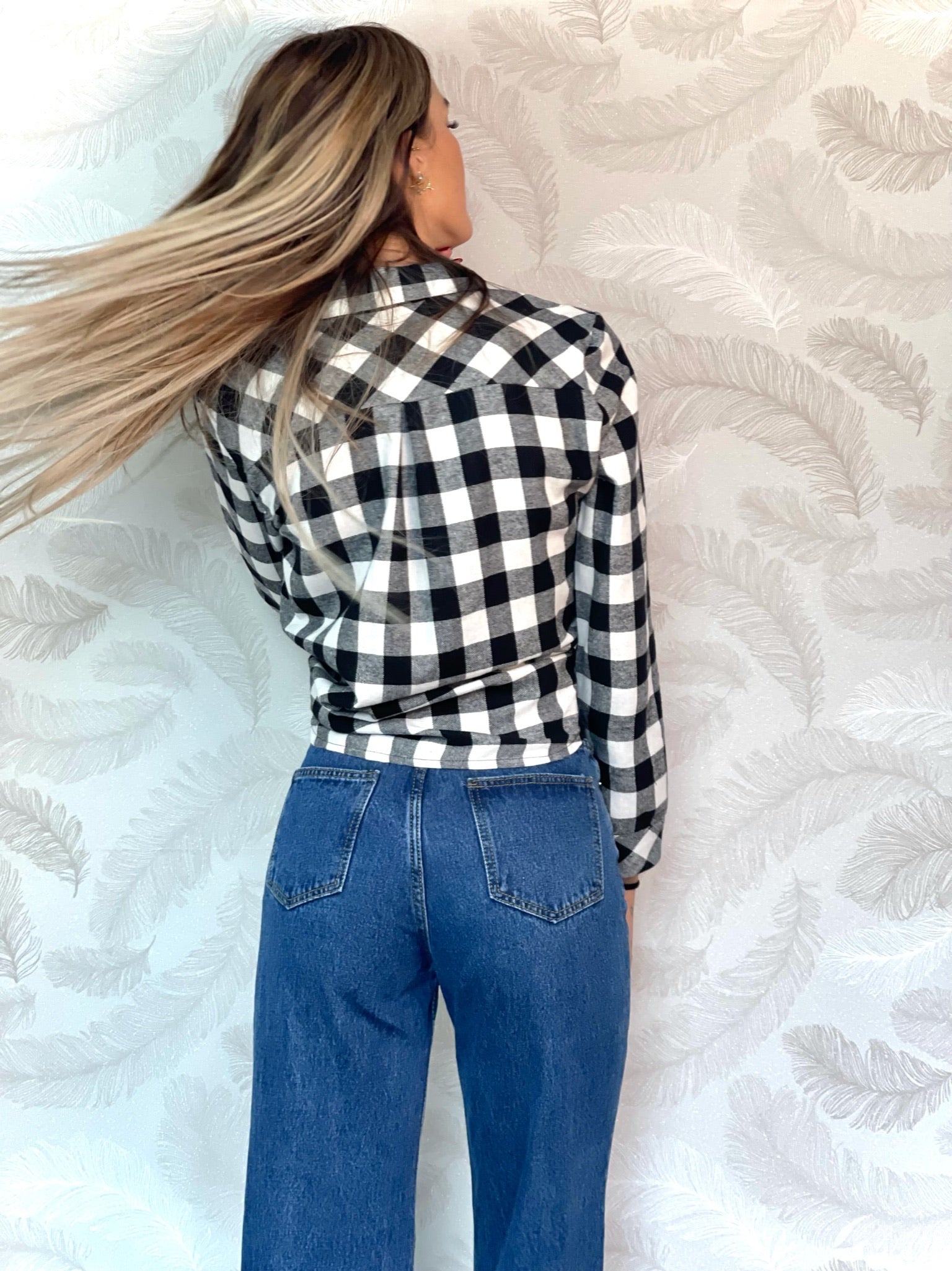 Camicia a quadri Black & White