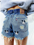 Short Levi’s Vintage con stampa topolino bagno medio
