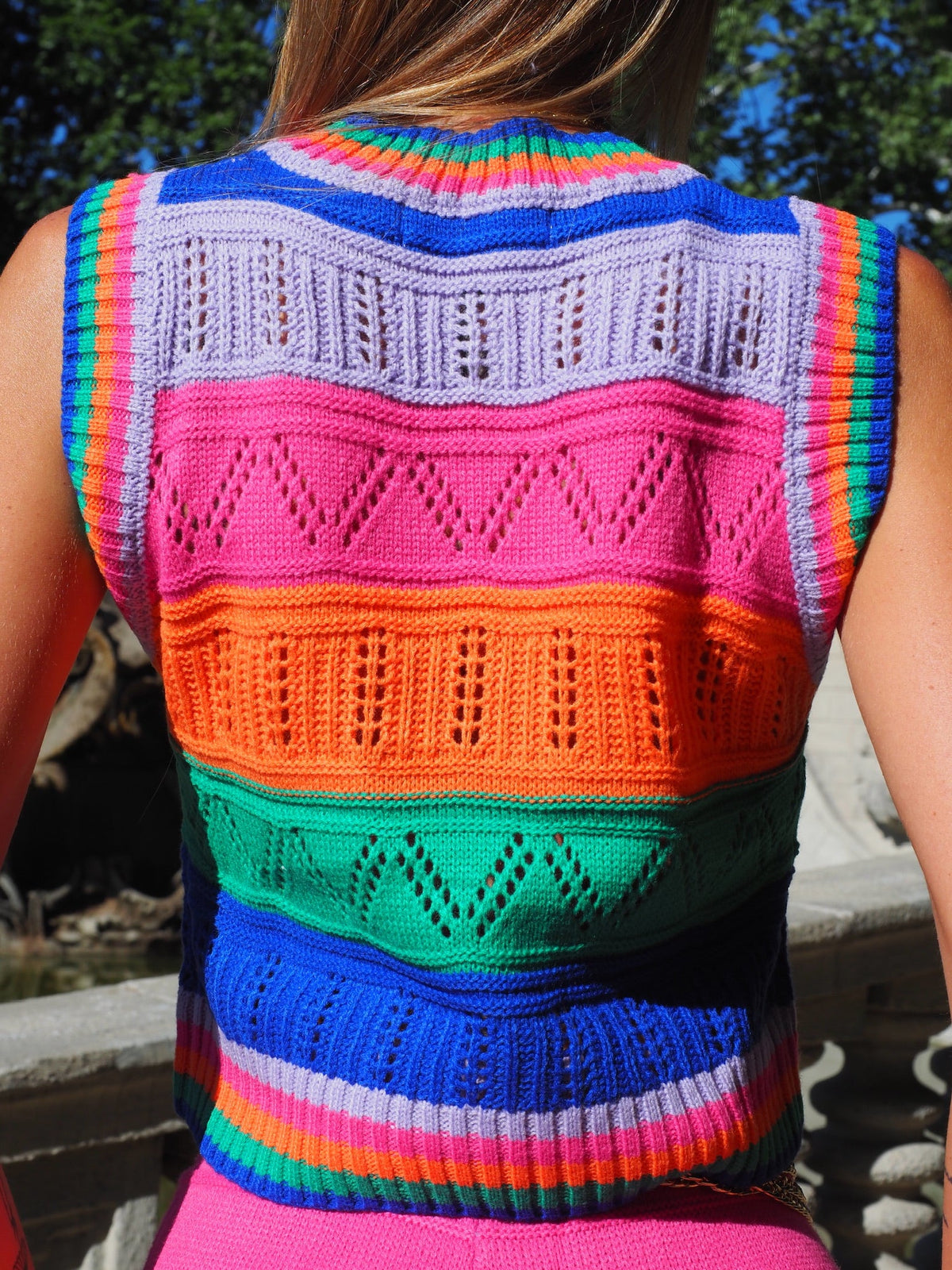Completo crochet rainbow