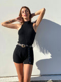 Completo a trecce nero