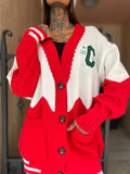 Maglione California rosso