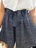 Short a pois con fiocco