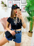 T-shirt Crop Tiger