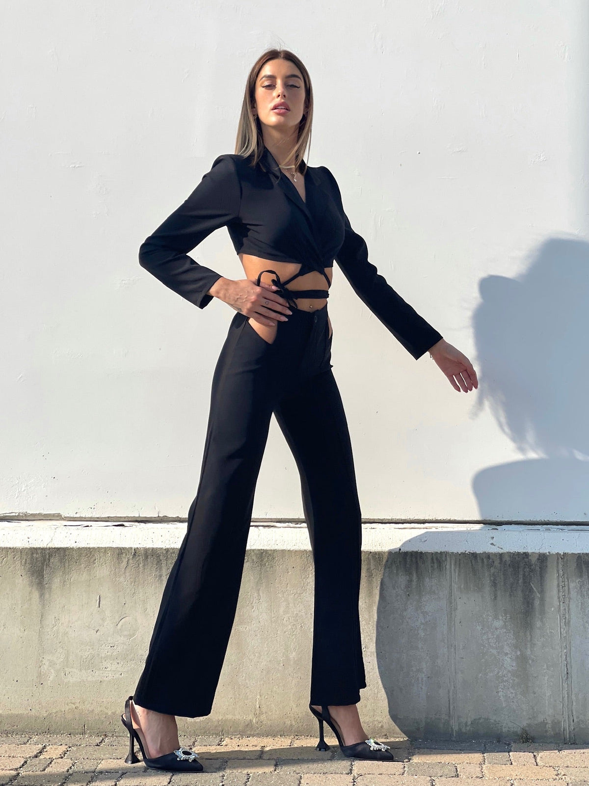 Completo top e pantalone