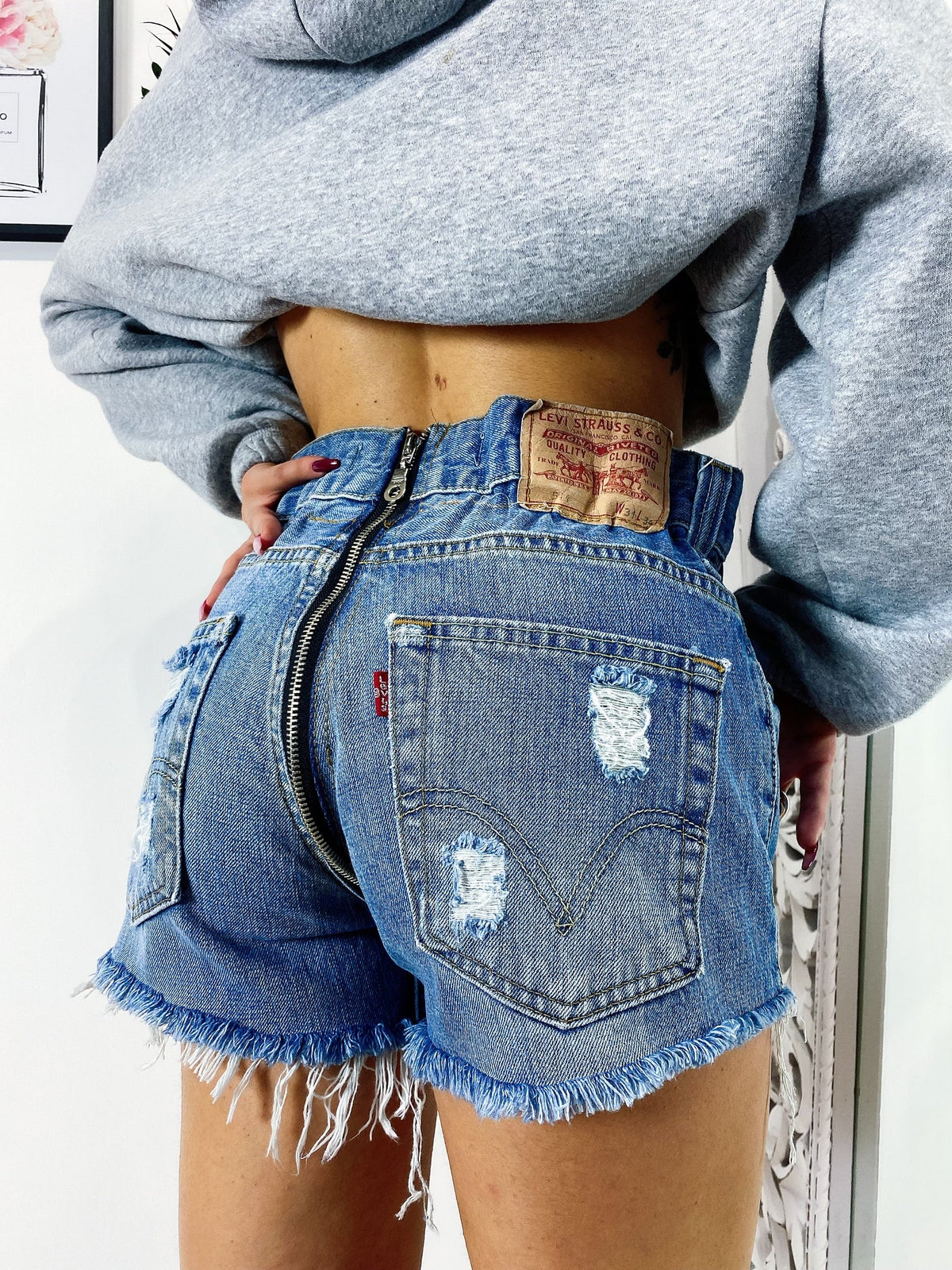 Levi’s Vintage bagno medio con zip posteriore