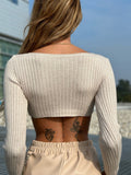 Top a onde beige