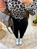 Jeans a vita alta Black Ballon