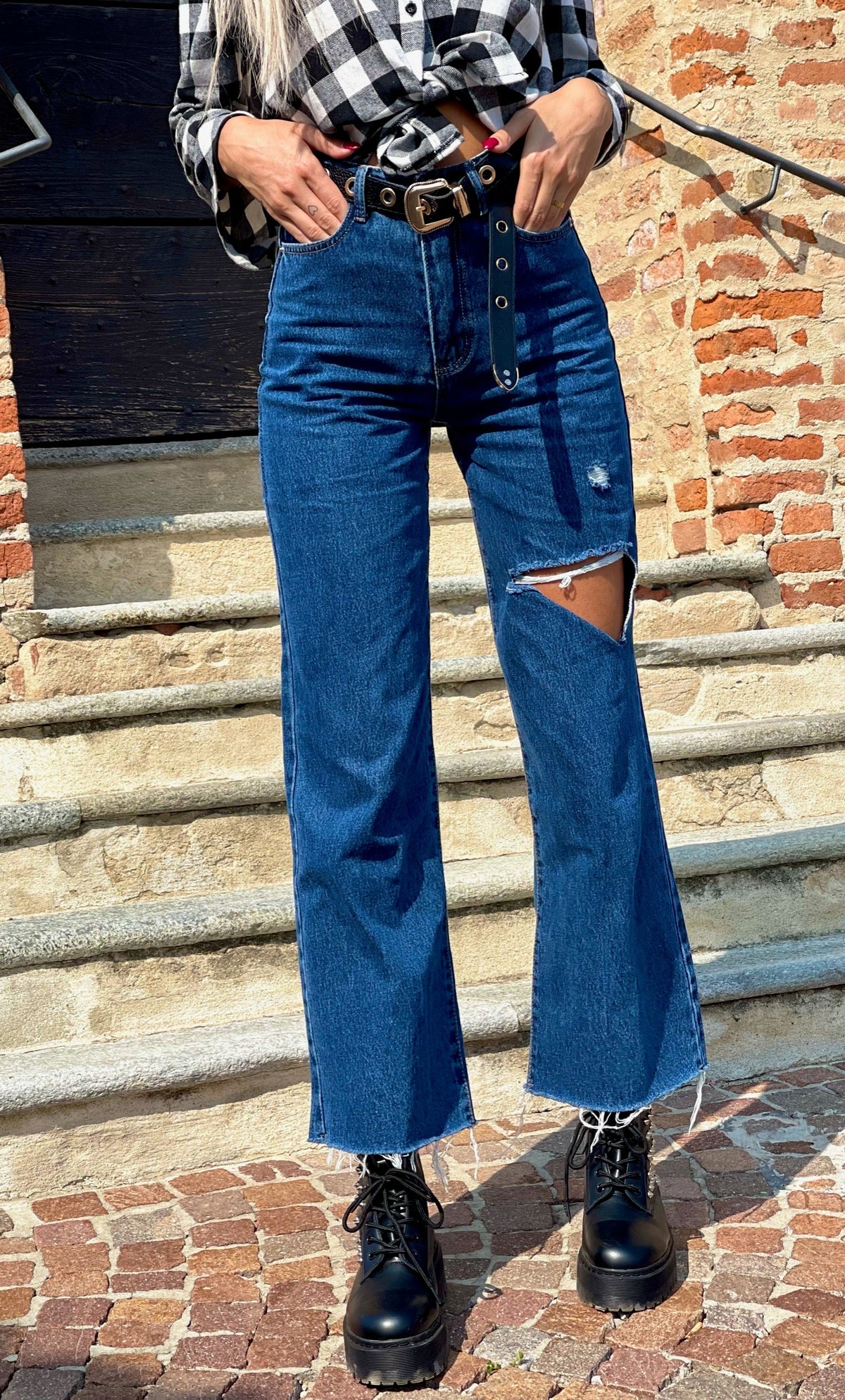 Jeans con strappi