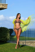 Bikini animalier con perline