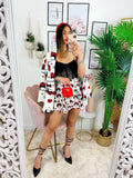 Completo giacca e pantalone dettaglio Rosso