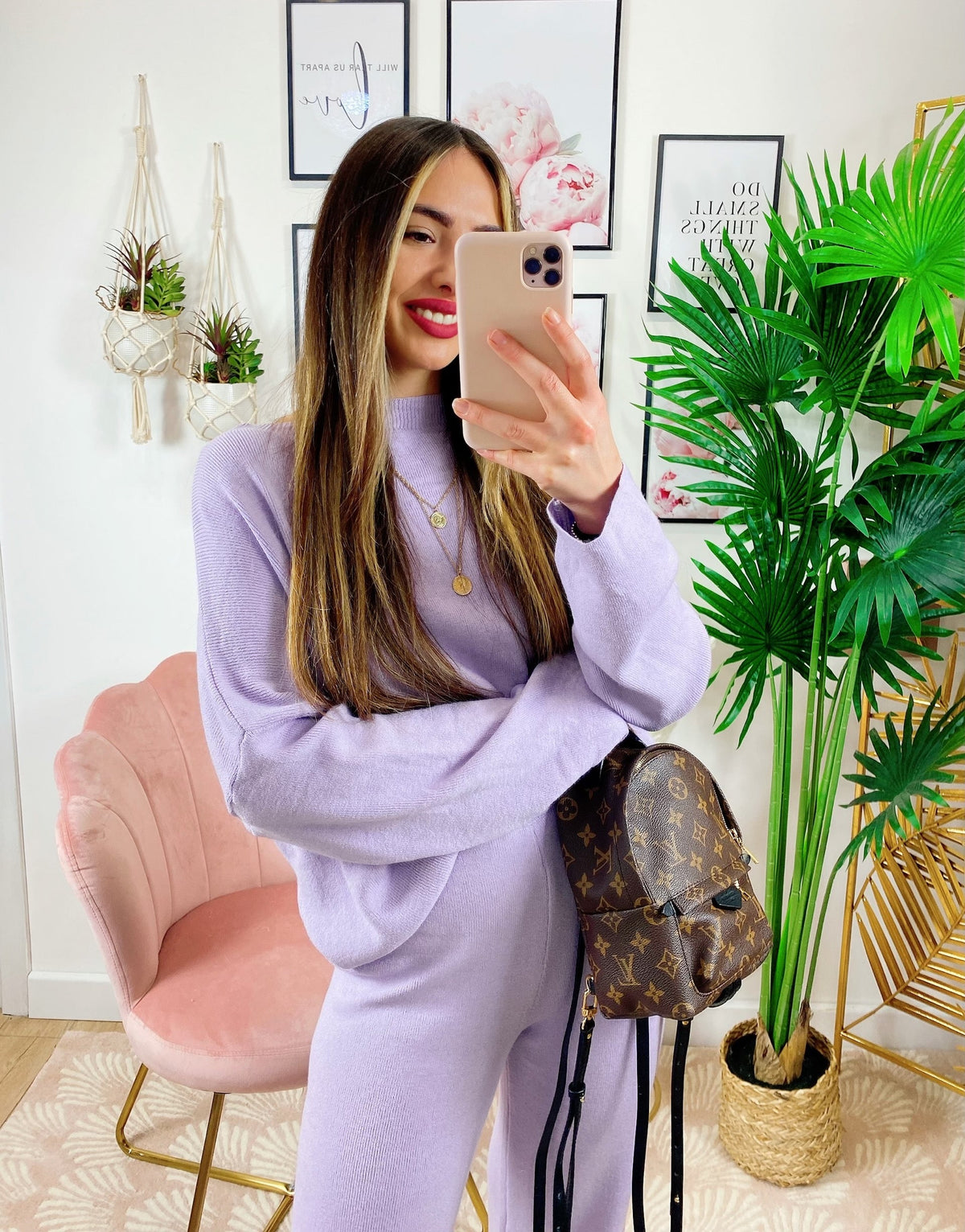 Completo Maglia e pantalone quality lilla