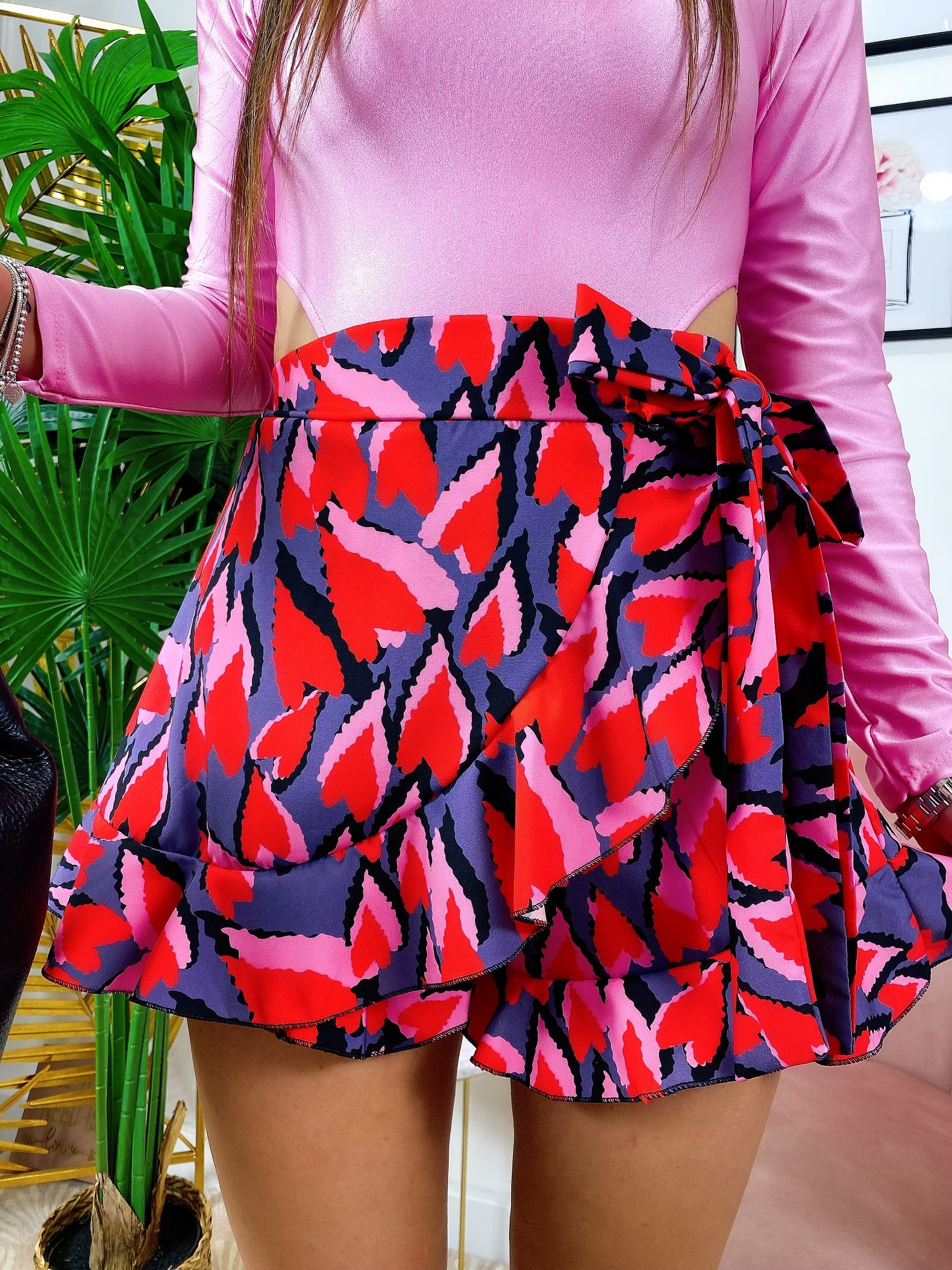 Short con cuori