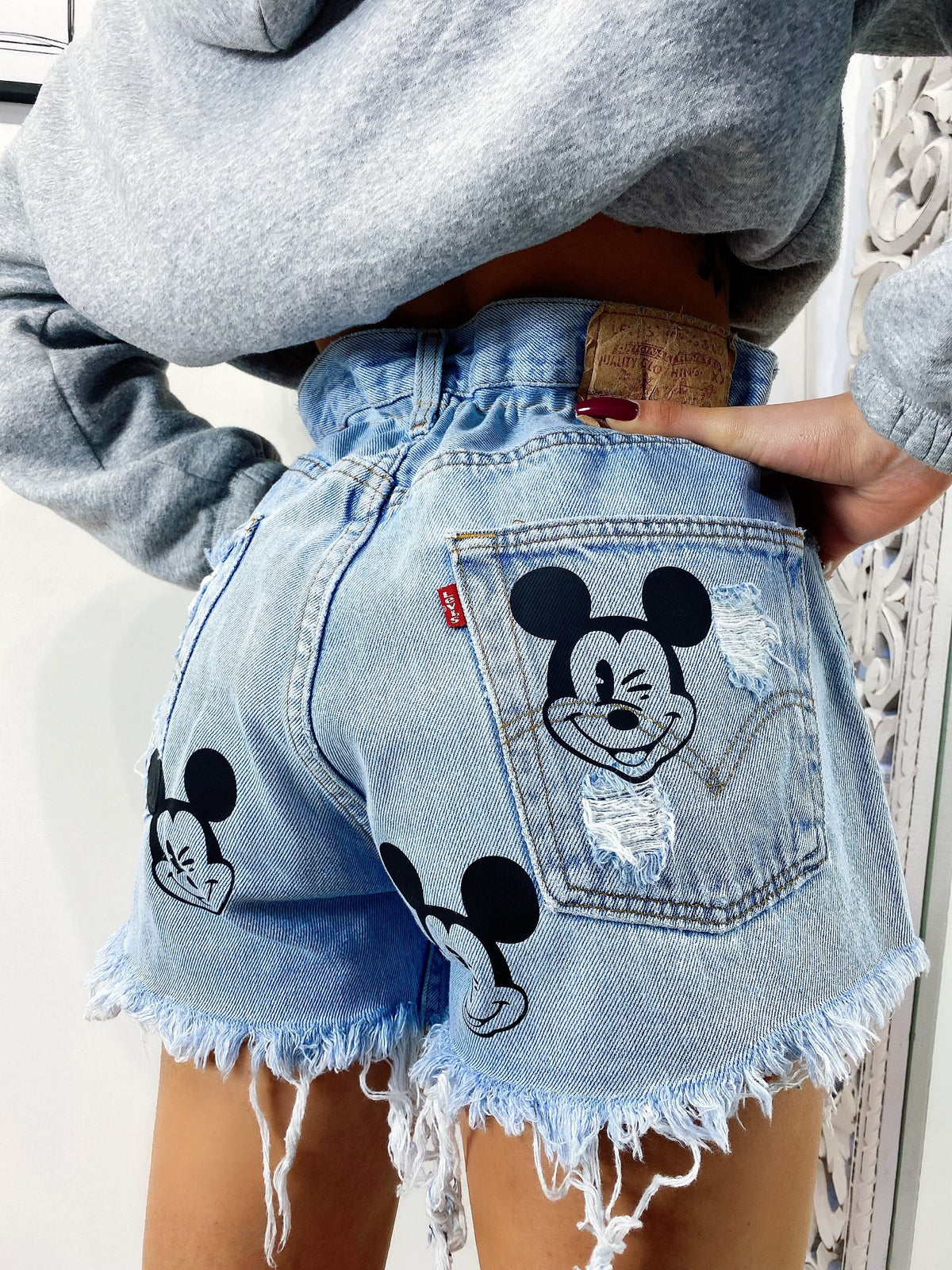 Short Levi’s Vintage bagno chiaro con stampe