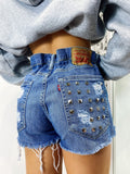Short Levi’s Vintage con Borchie bagno medio