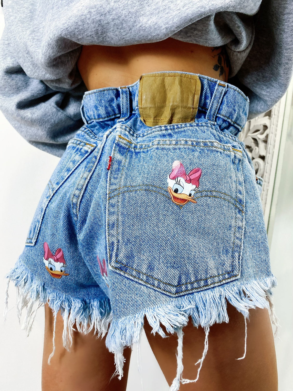 Short Levi’s Vintage con stampa Paperina bagno medio/chiaro