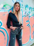 Body con scollo a V