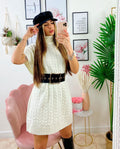 Abito in maglia smanicato
