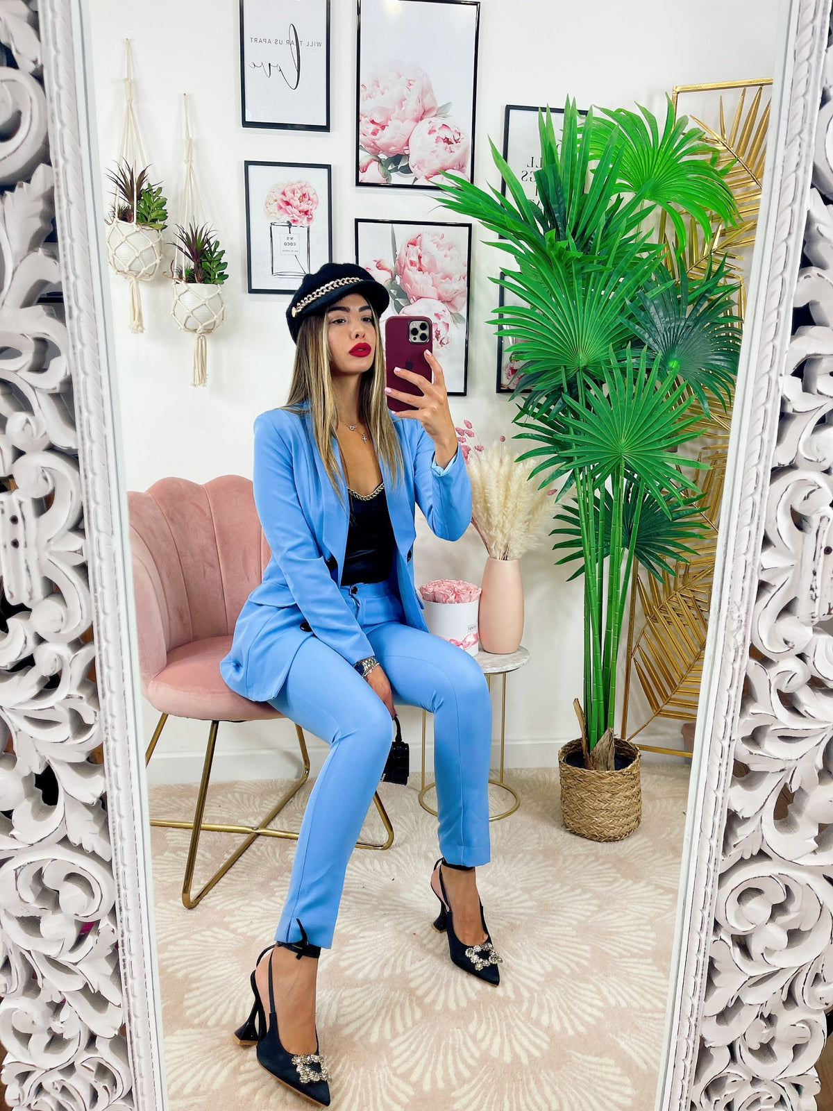 Completo giacca e pantalone carta da zucchero