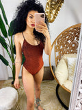 Body glitter bronzo