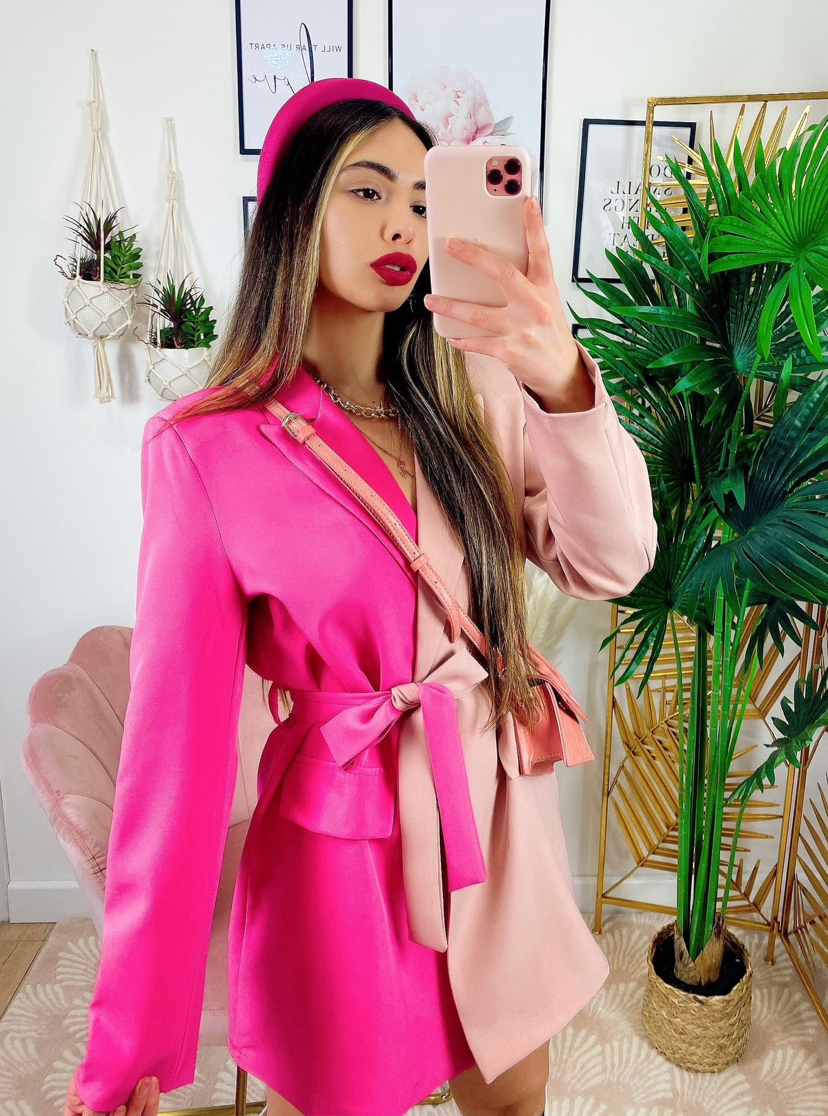 Abito Blazer Rosa/Fucsia