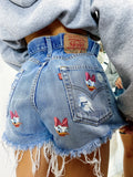 Short Levi’s Vintage con stampa Paperina medio chiaro