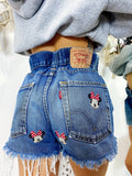 Short Levi’s Vintage stampa topolina senza strappi