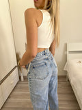 Body con frange e strass bianco