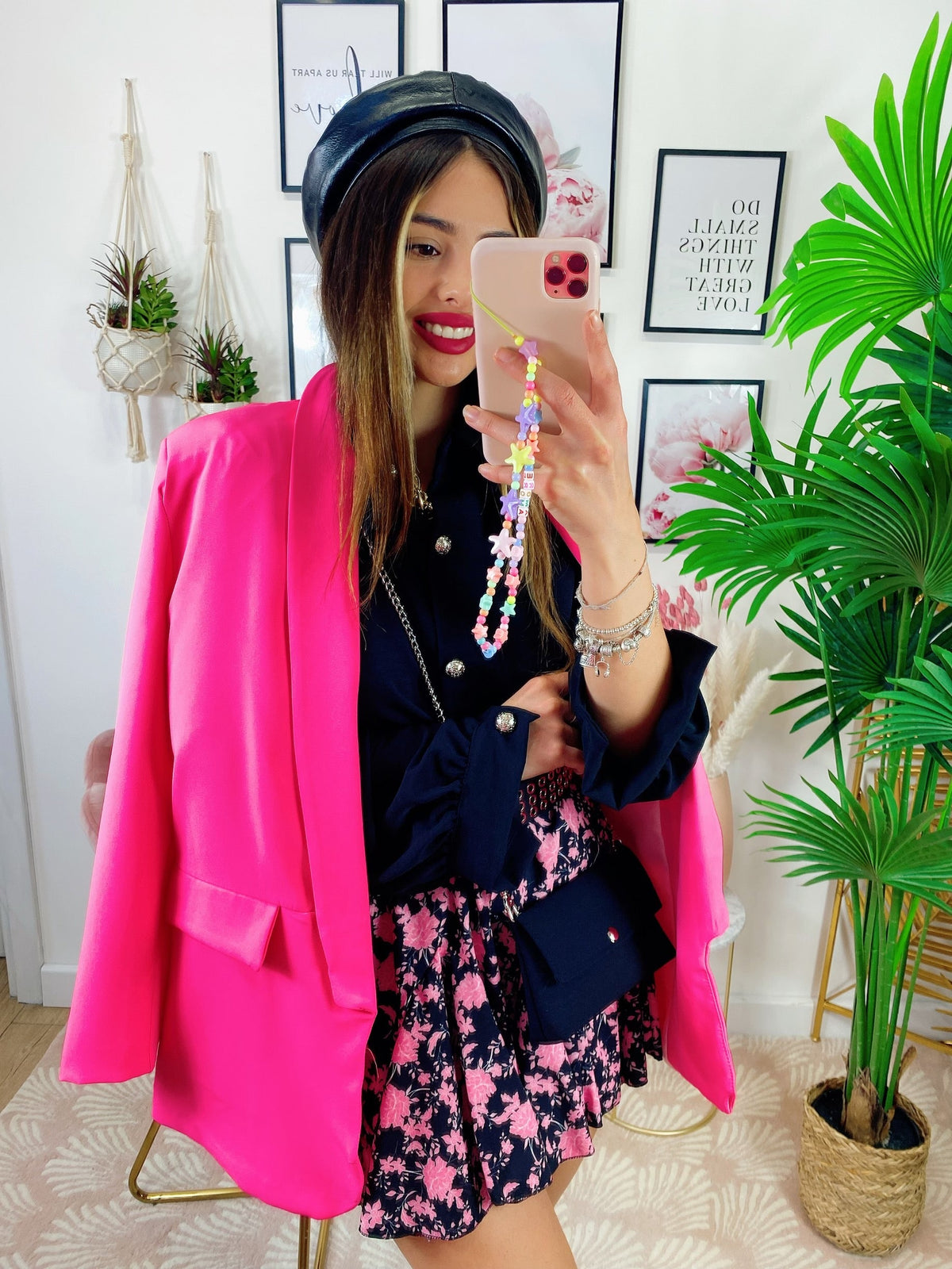Giacca fluo fucsia