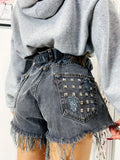 Levi’s Vintage grigio chiaro con borchie