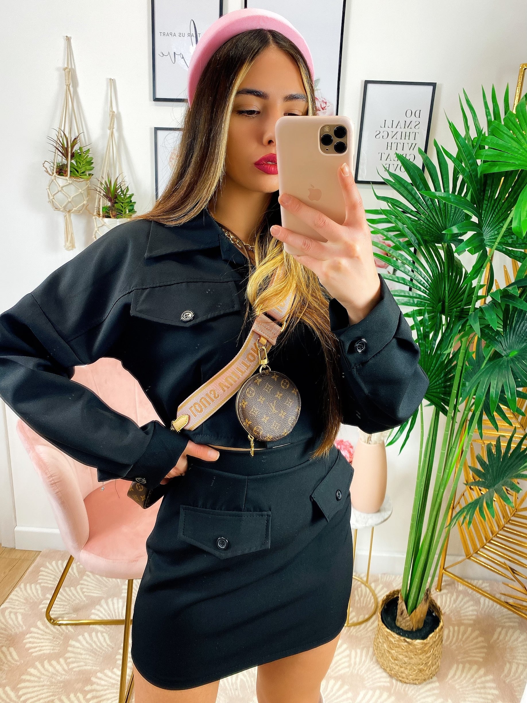 Completo Gonna e camicia Nero