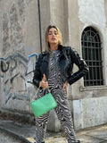 Giacca nera con lacci