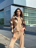 Giacca con frange nude