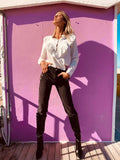 Camicetta con rouge bianca