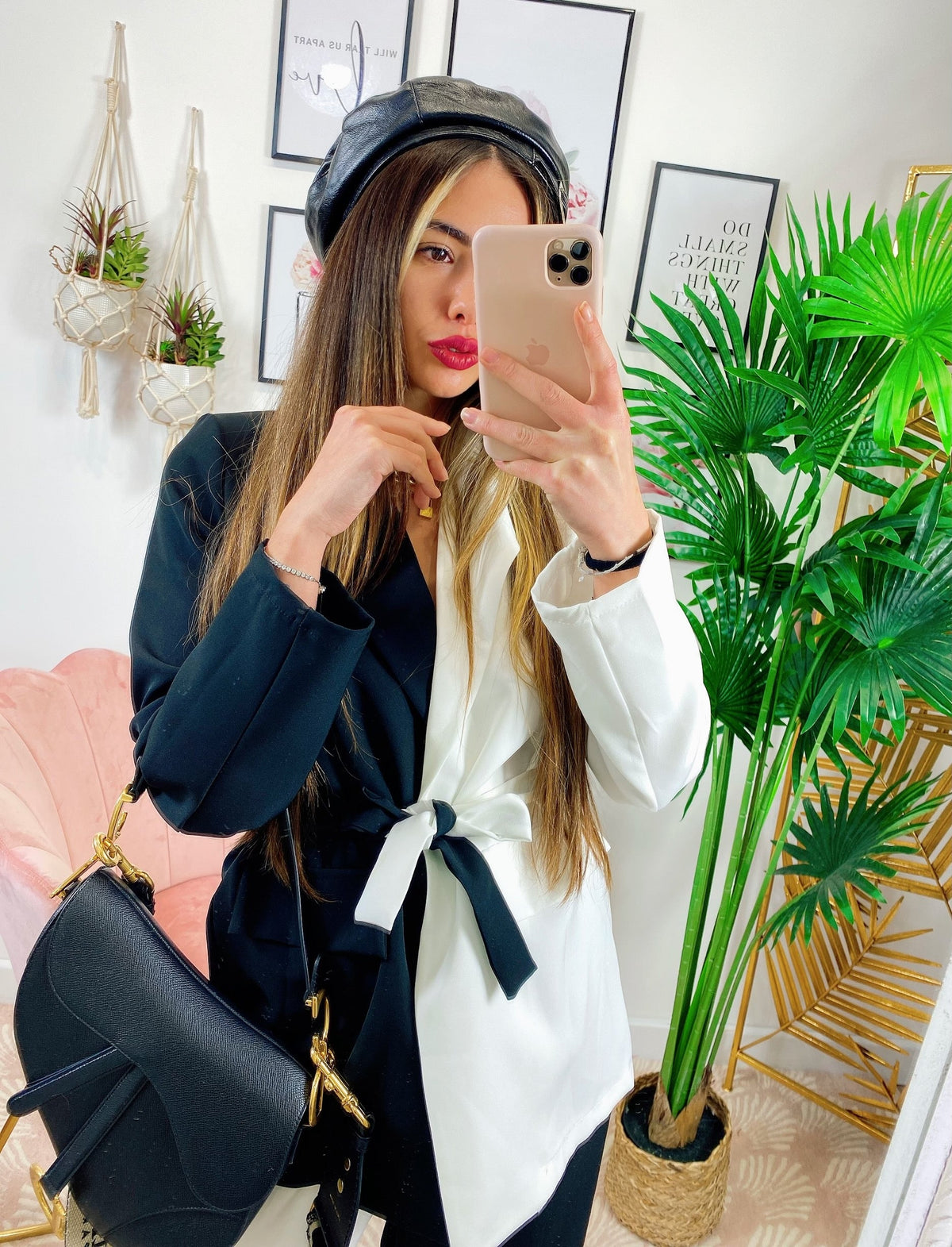 Completo giacca e Pantalone black white