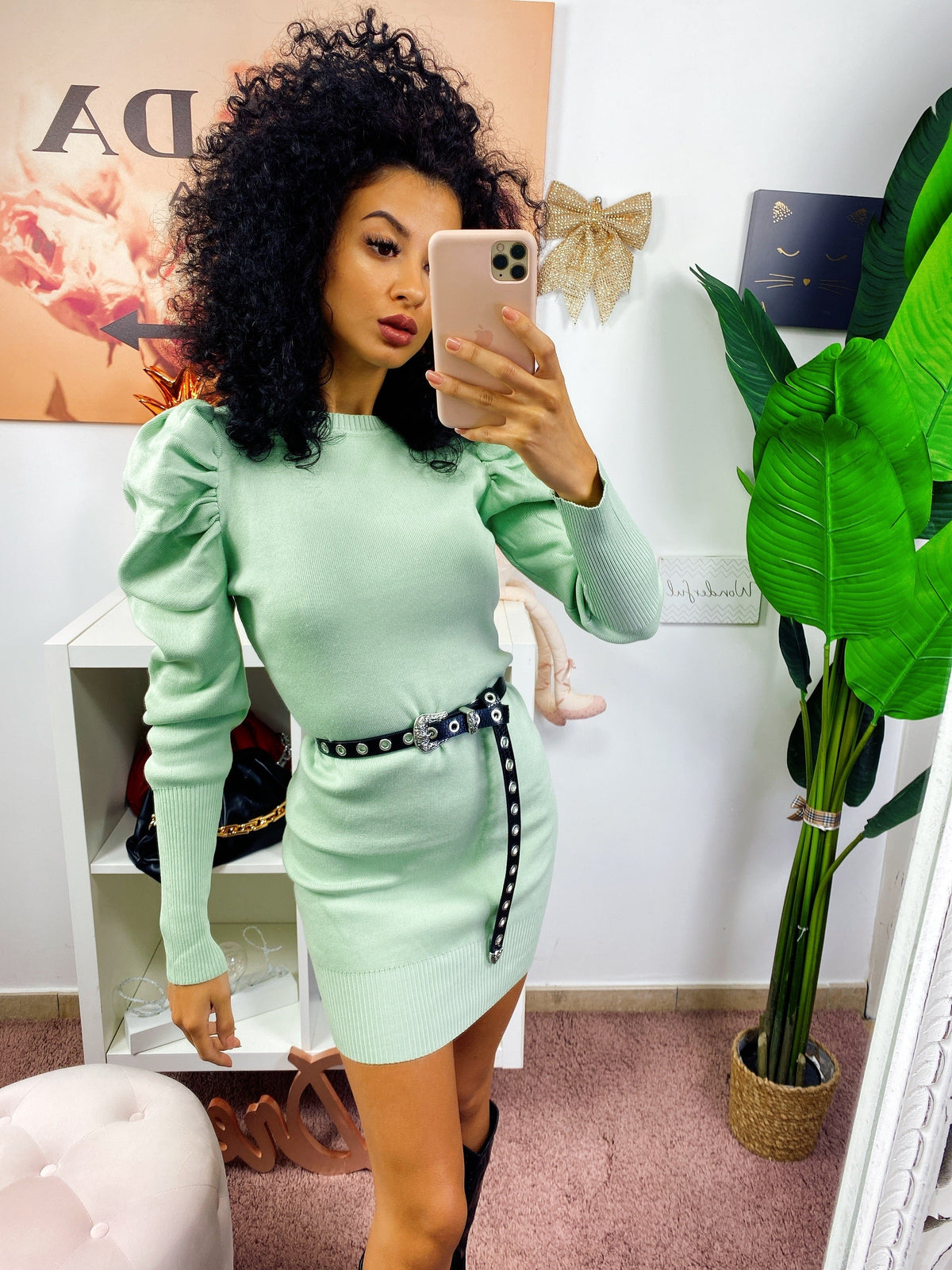 Abito in maglia Menta