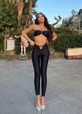 Completo top e pantalone nero