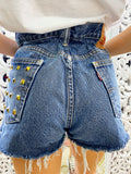 Short Vintage Levi’s bagno medio con borchie