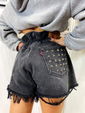 Short Levi’s Vintage con Borchie bagno grigio
