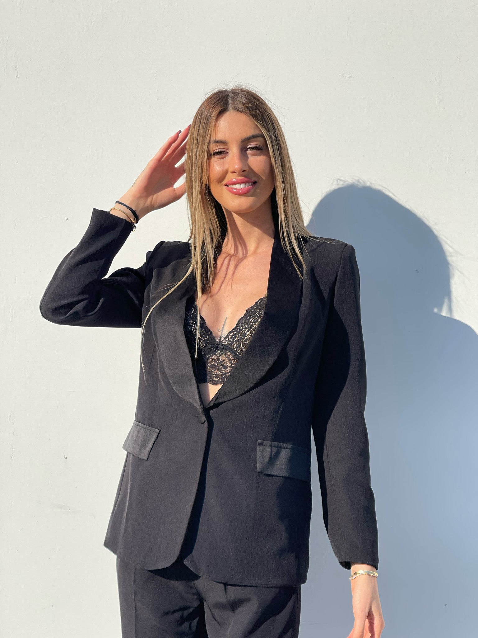 Completo giacca e pantalone nero