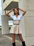 Salopette beige